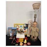 Doll Lamp & Vintage Misc