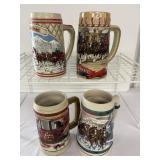 Bud Weiser Collectible Steins