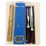 Vintage Jos Schlitz Brewing Co Knife & Carving Set