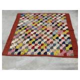 Vintage Hand Tied Quilt 78'x69'