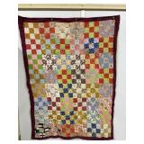 Vintage Multi Color Quilt 65.5'x50'