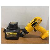 Dewalt Cordless VSR 3/8' Drill with Charger