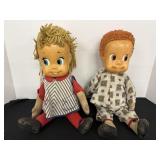 1961 Mattel 16' Sister Belle & Matty Talking Dolls