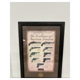 Framed NRA Evolution Print 14'x21'