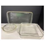 Pyrex & Anchor Hocking Baking Dishes & Lidded Bowl