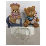 1993 Cherished Arthur August & Bears Figurines