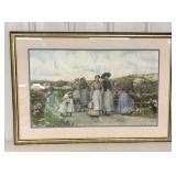 Jennie Brownscombe 38'x26' Framed Print