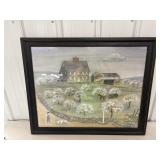 Katie Framed Orchard Print 32'x26'