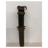 Military Style Bayonet with Scabbard US M8A1