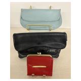 Vintage Clutch Purses & Leather Wallet