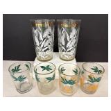 Anchor Hocking OJ & Hazel Atlas Drinking Glasses