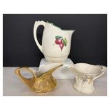 Hand Painted Ceramic Pitchers & Pitcher