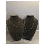 Small 10Kt Gold Chains