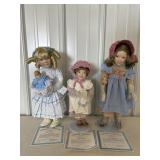 Ashton Drake Mary & Carrie Ingalls & Nellie