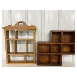 Wall Shelf Displays 25'x17'H, 14'x22'H