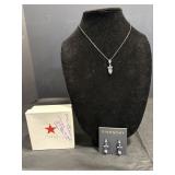 Newer Givenchy Pierced Earrings & Necklace