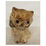 Vintage Cast Iron Kitty Bank
