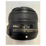 Nikon AF-S Nikkor 50mm 1:1.8g Lens