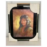 Framed 8'x10' Indian Woman