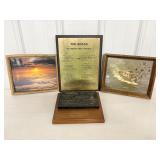 Naval Plaques & Pictures 10'x12'-9'x7'