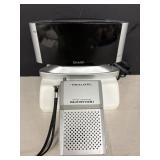 Sharp Alarm Clock &Portable Weather Radio untested
