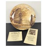 Tom Heflin Emmert's Gate Plate w/ Certificate 10'