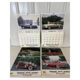 Vintage Car Calendars
