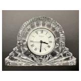 Waterford Crystal Mantel Clock 7'x2'x5'
