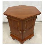 Vintage Hexagon End Table 18'x21'x22'H