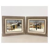 H Hargrove Framed 15'x13' Oil Painting