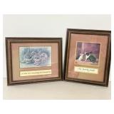 11'x9' & 9'x11' Framed Bunny Prints