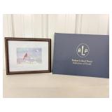 Signed Robert L Pence Book & Cardinal Print 11'x9'