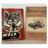1952 Wolf Cub Scout & 1958 Quarter Midget  Books