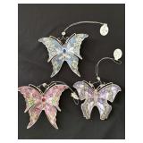 Bradford Editions Heirloom Silken Wings Butterflie