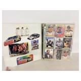 NASCAR Trading Cards with Binder
