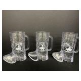 Old Settler's Days Plastic Boot Mugs