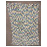 Vintage Crochet Baby Blanket 26'x45'