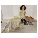 Antique Doll with Clothes