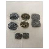 Hesston National Rodeo Finals Belt Buckles