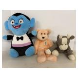 Ty Dearest Bear, Sock Monkey Cow & Vampire