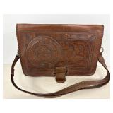 Vintage Leather Purse 11'x7'H