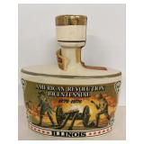 Vintage Kentucky Bourbon Whiskey Bottle IL 9.5'H