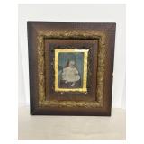 Vintage Picture & Frame 18'x20' some damage