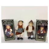 Bisque Porcelain Alpine Boy & Girll