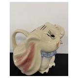 1940s Walt Disney Dumbp Ceramic Pitcher 8'H