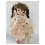 Geppeddo Porcelain Doll 17'