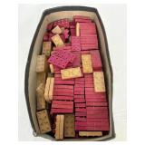 1950s Halsom American Toy Wood Bricks
