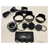 Nikon28mm-ND4, UV, CPL, ND-8 Filters, MH53 Charger