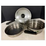 Salad Master & Revereware Saute Pans & Misc