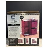 Stacking Cube Set With 2 Bins
